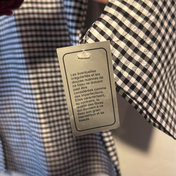 Tanjay petite large black/white gingham rose embroidery - Picture 8 of 8